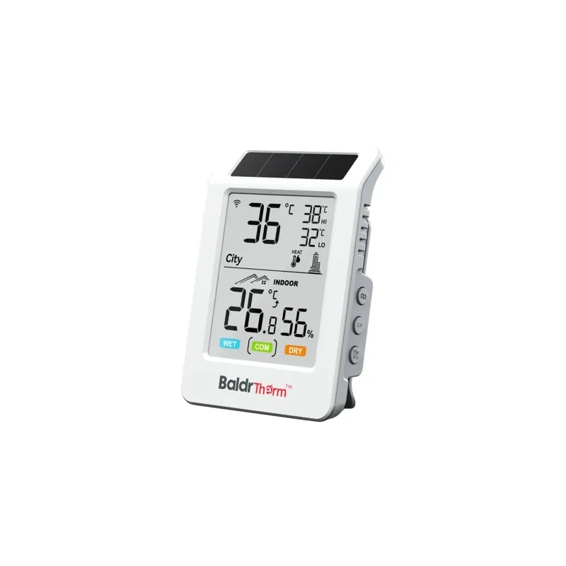 BALDRTHERM HCS596WB Solar-Powered Wi-Fi Thermohygrometer
